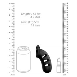 MANCAGE Cage de chasteté en silicone ManCage Modèle 21 - 11.5 x 3.5cm